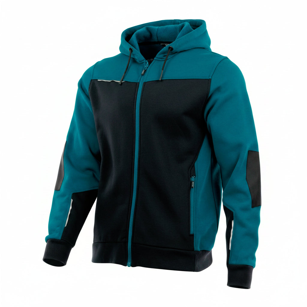 Image of SWEAT ZIPPÉ À CAPUCHE 350G PRESTIGE 70% COTON