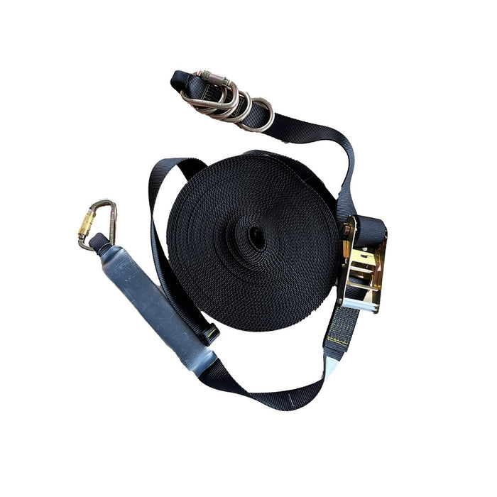 LIGNE DE VIE 30 M POUR 4 PERSONNES, R�GLABLE AVEC SAC