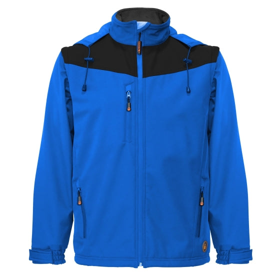 SOFTSHELL M/DESMONTABLES DISEÑO - 002#0037780 SEANA-BLEU-AZUR-JAUNE-FLUOR