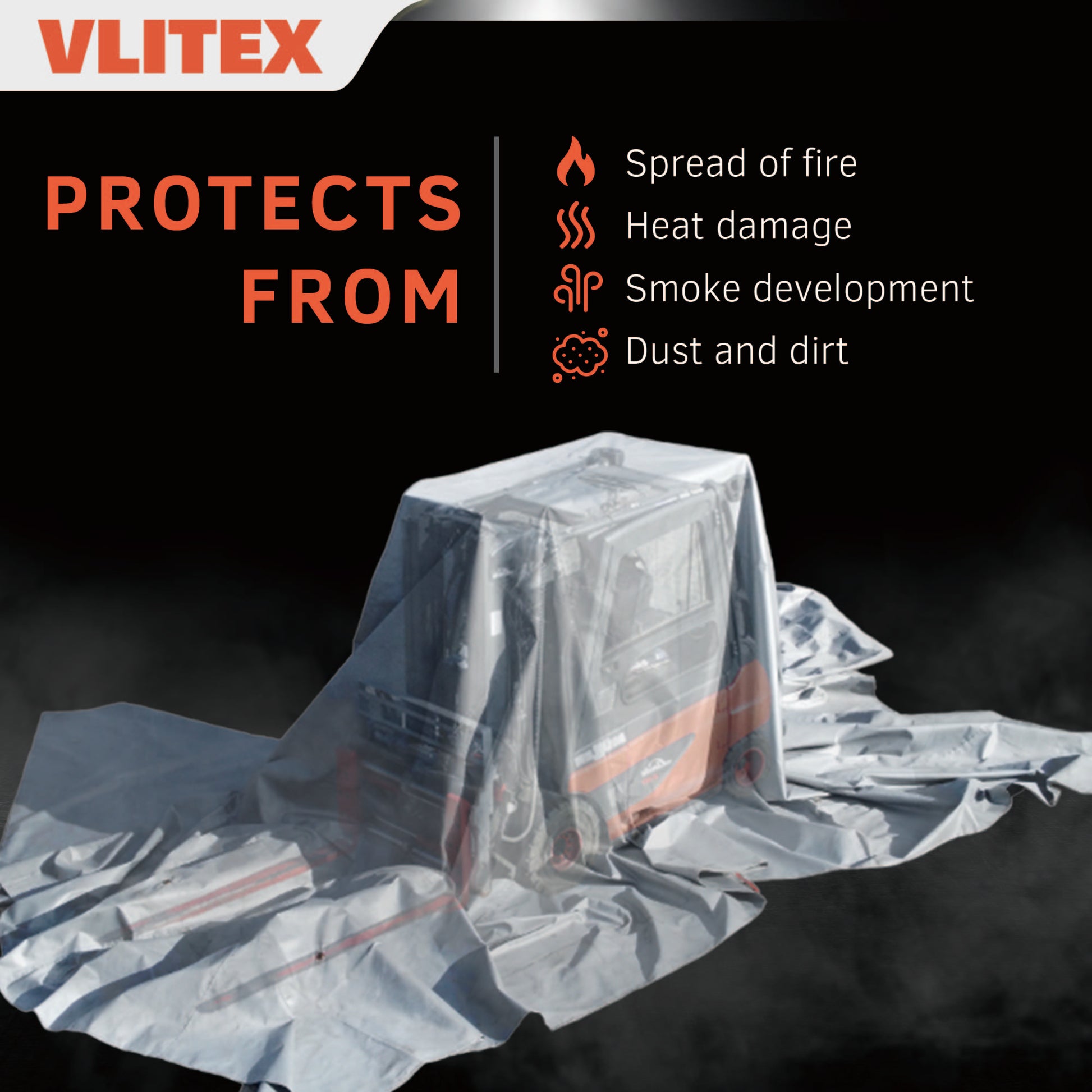 COUVERTURE ANTI-FEU PREMIUM 8M x 10M