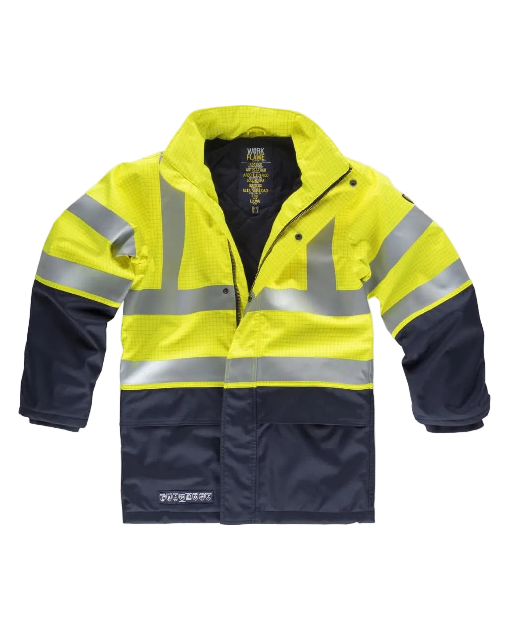 Image of TECHNIQUES  PARKA - B3795 WORKTEAM-JAUNE-MARINE
