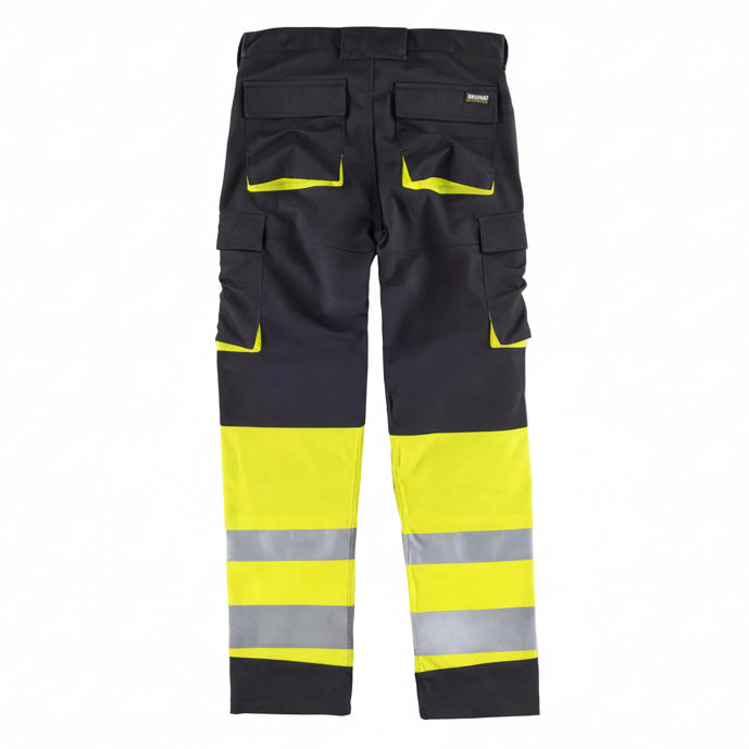 Image of FLUOS  PANTALON - C2918 WORKTEAM-NOIR-JAUNE