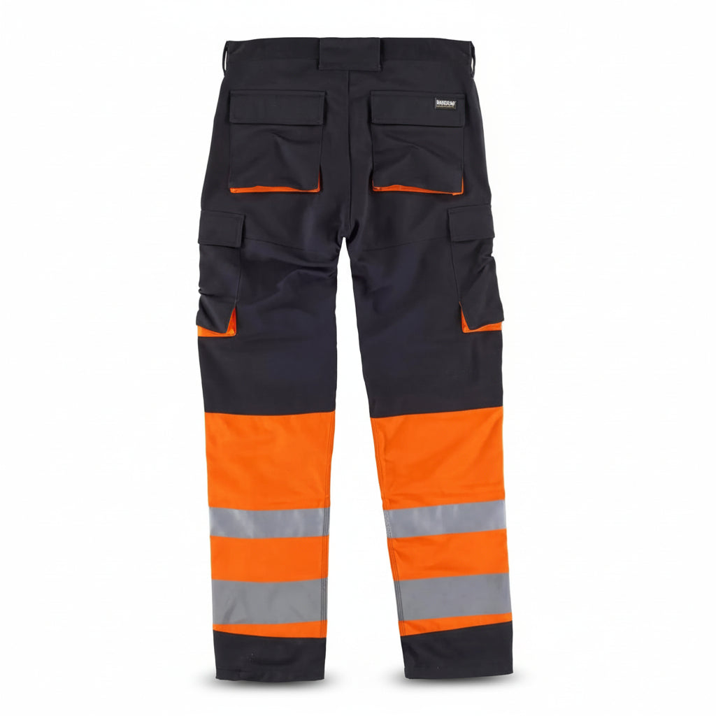 FLUOS  PANTALON - C2918 WORKTEAM-NOIR-JAUNE