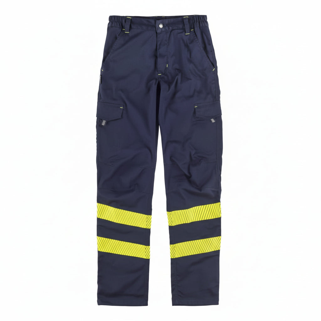 Image of PANTALON MULTIPOCHES FUTURE AVEC BANDES HAUTES VISIBILITÉS