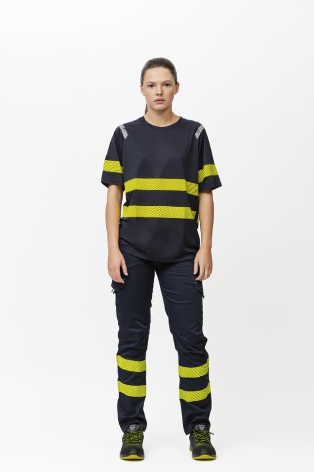 PANTALON MULTIPOCHES FUTURE AVEC BANDES HAUTES VISIBILITÉS
