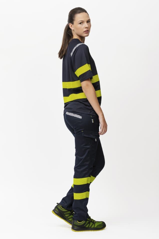 Image of PANTALON MULTIPOCHES FUTURE AVEC BANDES HAUTES VISIBILITÉS