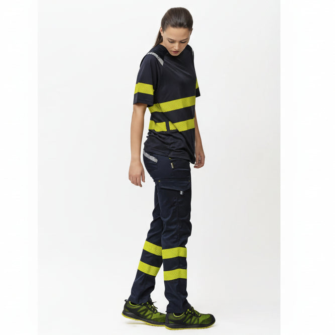Image of PANTALON MULTIPOCHES FUTURE AVEC BANDES HAUTES VISIBILITÉS