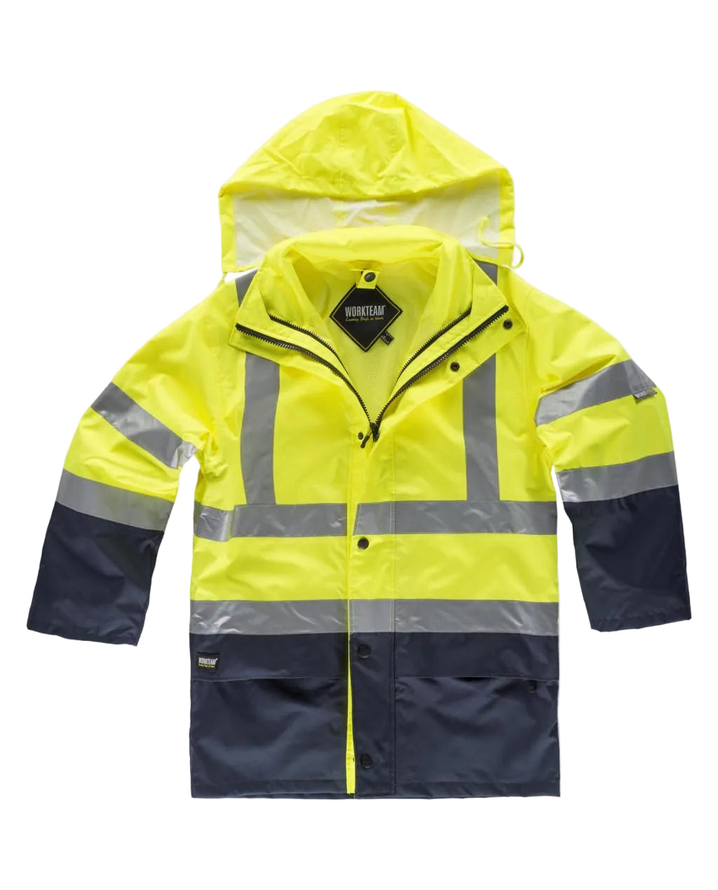 Image of FLUOS  PARKA - C3745 WORKTEAM-MARINE-JAUNE
