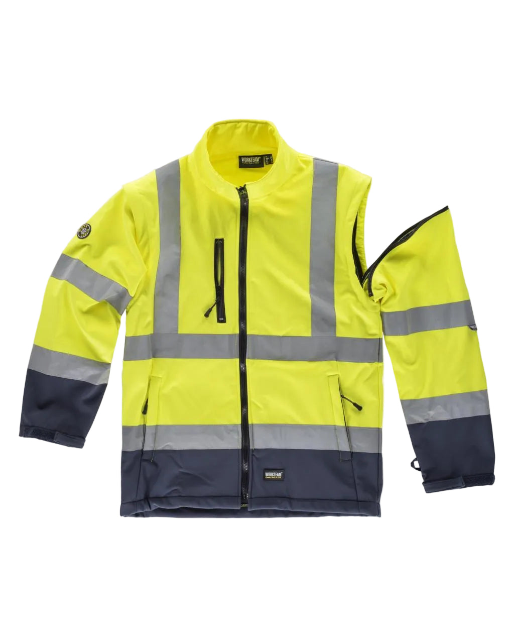 Image of FLUOS  PARKA - C3745 WORKTEAM-MARINE-JAUNE