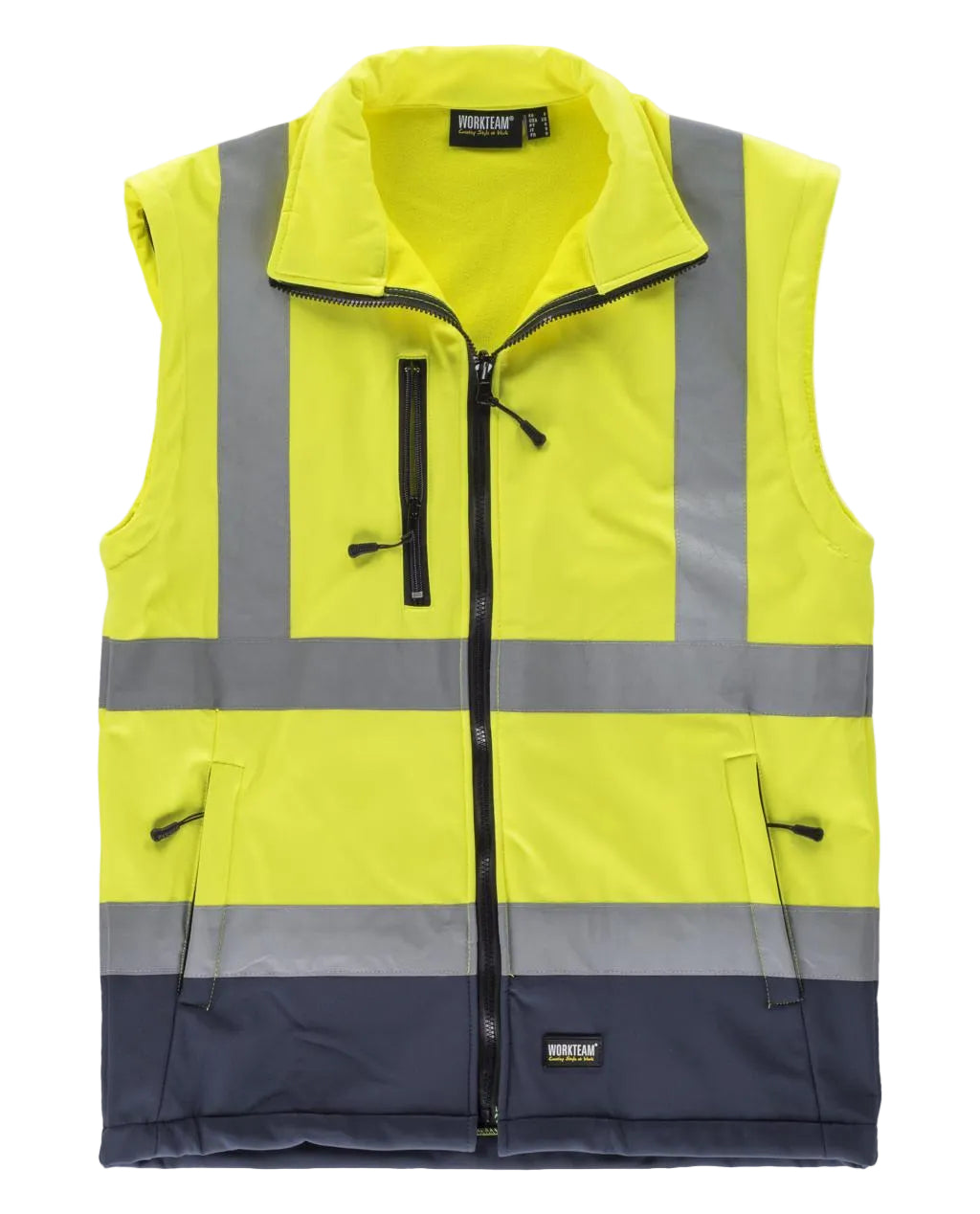 FLUOS  PARKA - C3745 WORKTEAM-MARINE-JAUNE