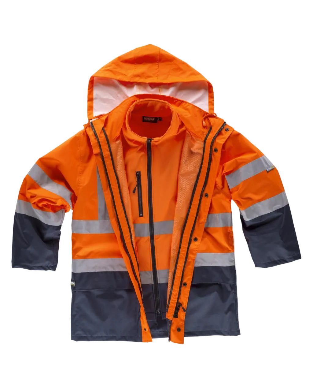 FLUOS  PARKA - C3745 WORKTEAM-MARINE-ORANGE