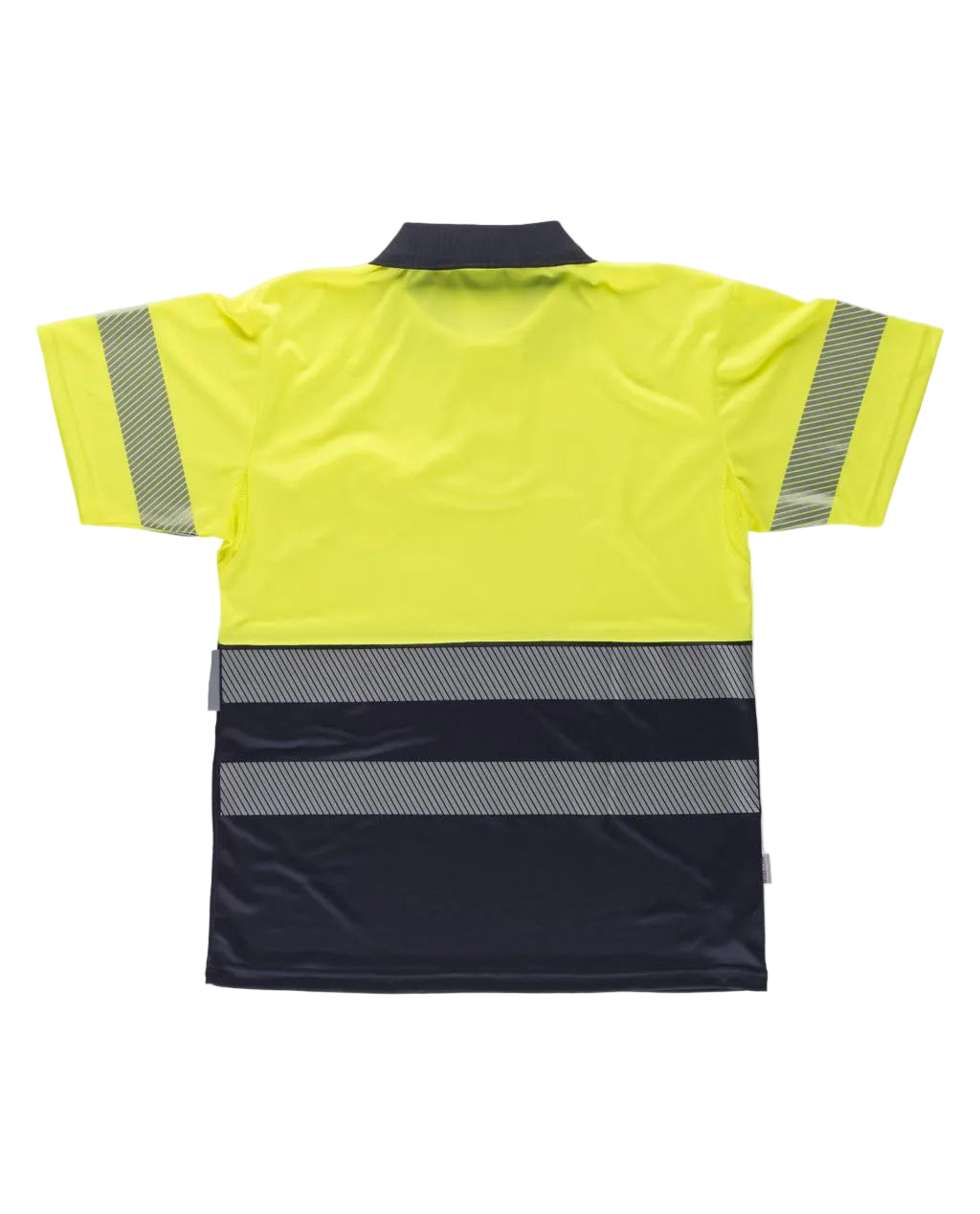 FLUOS  POLO - C3890 WORKTEAM-MARINE-JAUNE