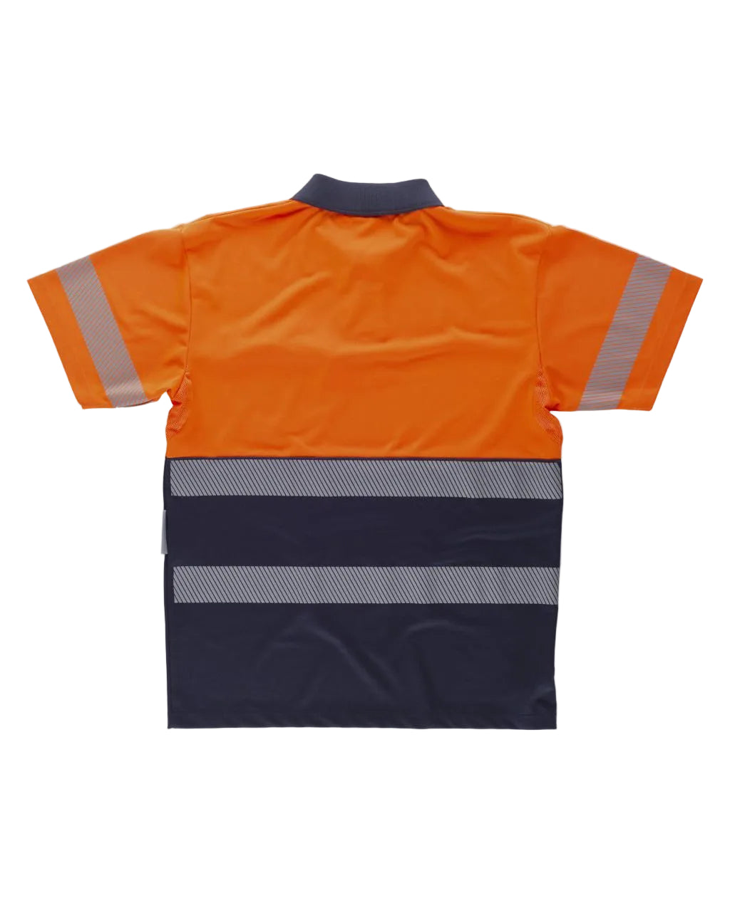 Image of FLUOS  POLO - C3890 WORKTEAM-MARINE-JAUNE