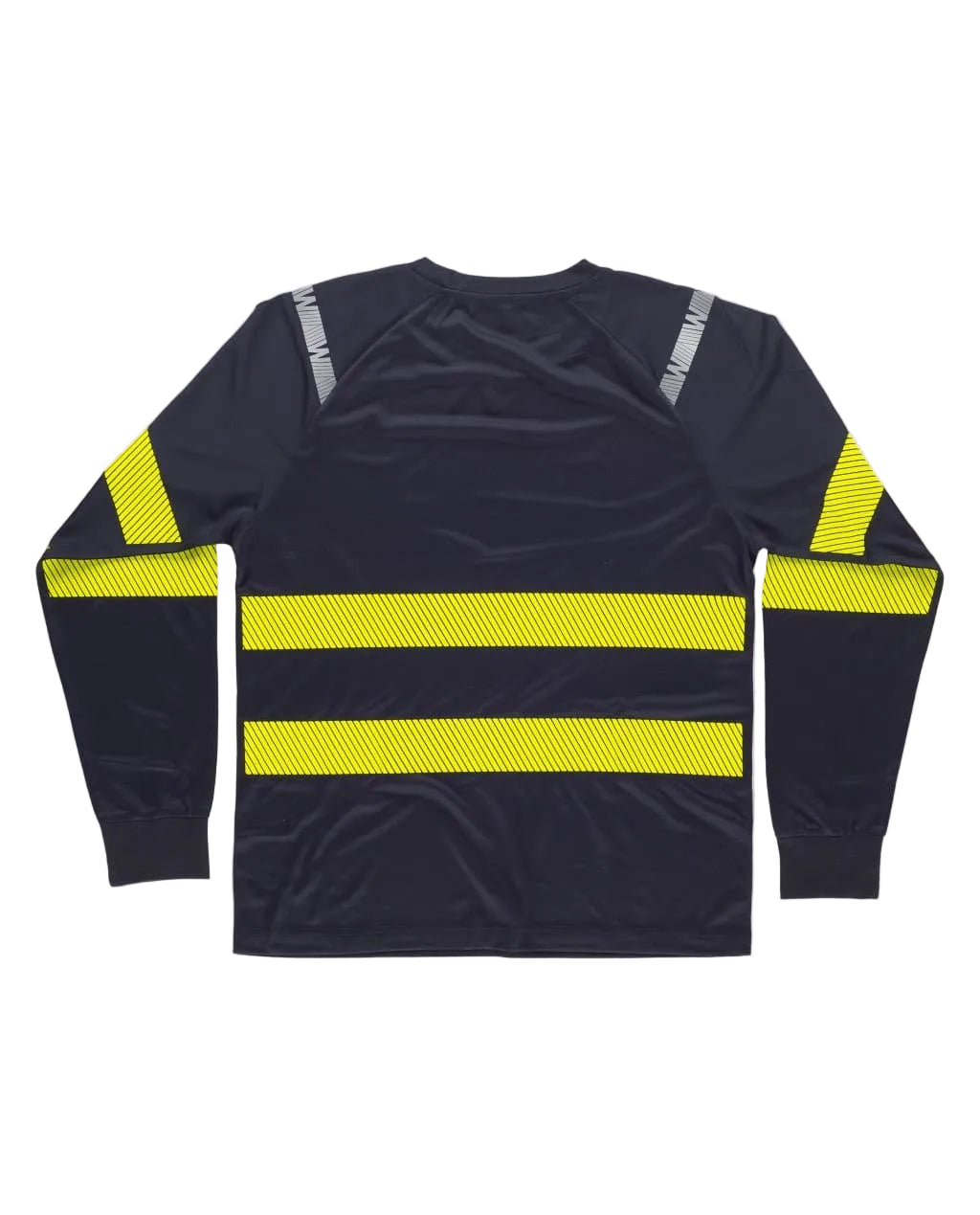 FLUOS  T-SHIRT - C3979 WORKTEAM-MARINE-JAUNE