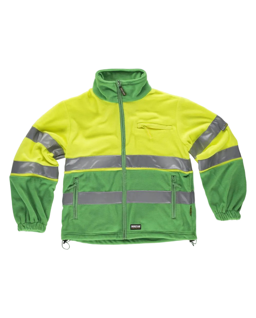 FLUOS  POLAIRE - C4025 WORKTEAM-MARINE-JAUNE