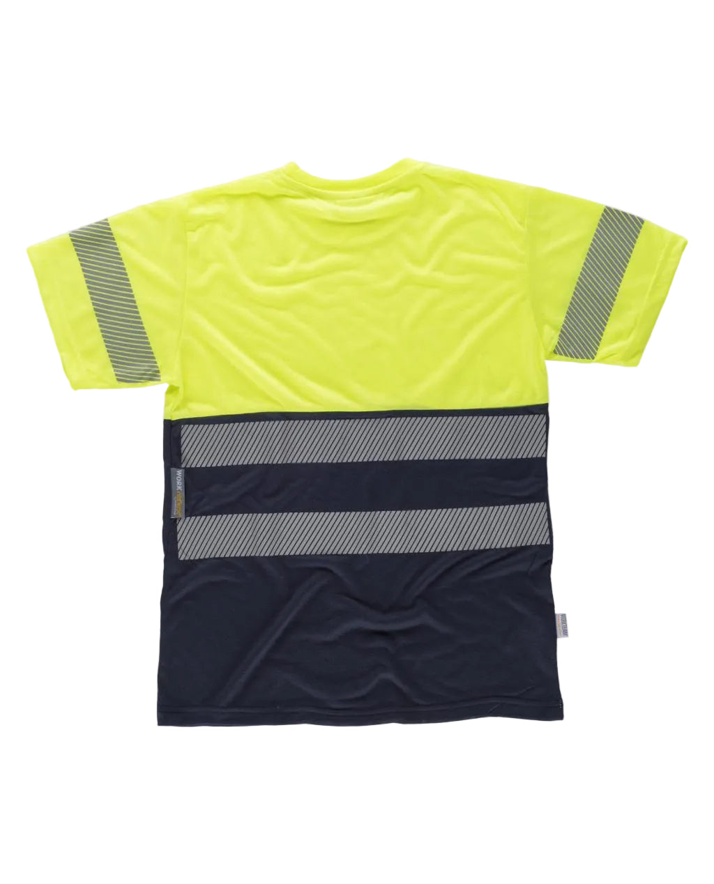 Image of FLUOS  T-SHIRT - C6040 WORKTEAM-MARINE-JAUNE