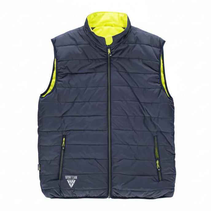 FLUOS  GILET - C8250 WORKTEAM-JAUNE-MARINE