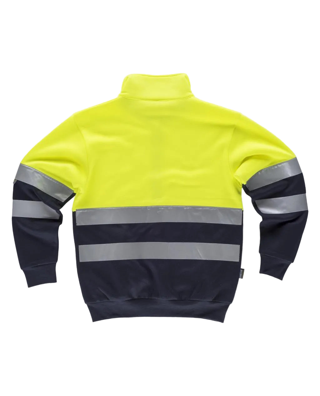 Image of FLUOS  SWEAT-SHIRT - C9037 WORKTEAM-JAUNE-MARINE