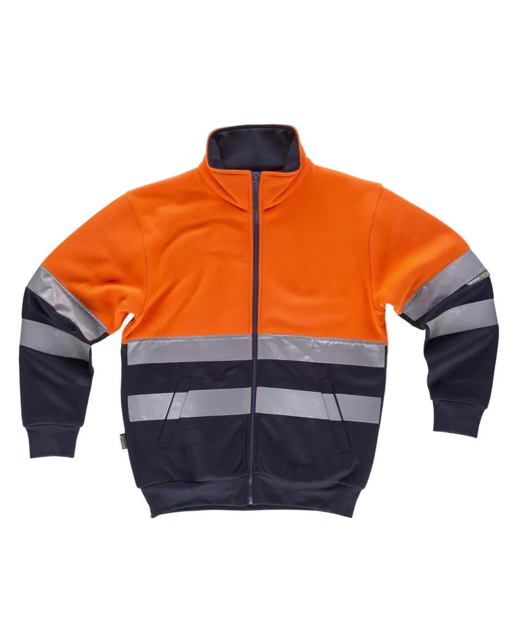 Image of FLUOS  SWEAT-SHIRT - C9037 WORKTEAM-JAUNE-MARINE