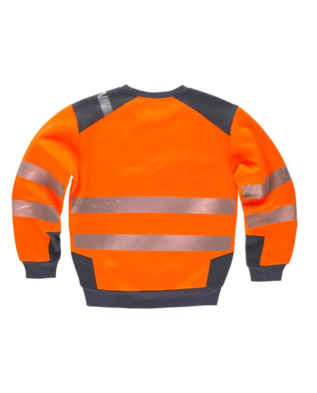 FLUOS  SWEAT-SHIRT - C9041 WORKTEAM-JAUNE-GRIS-FONCE