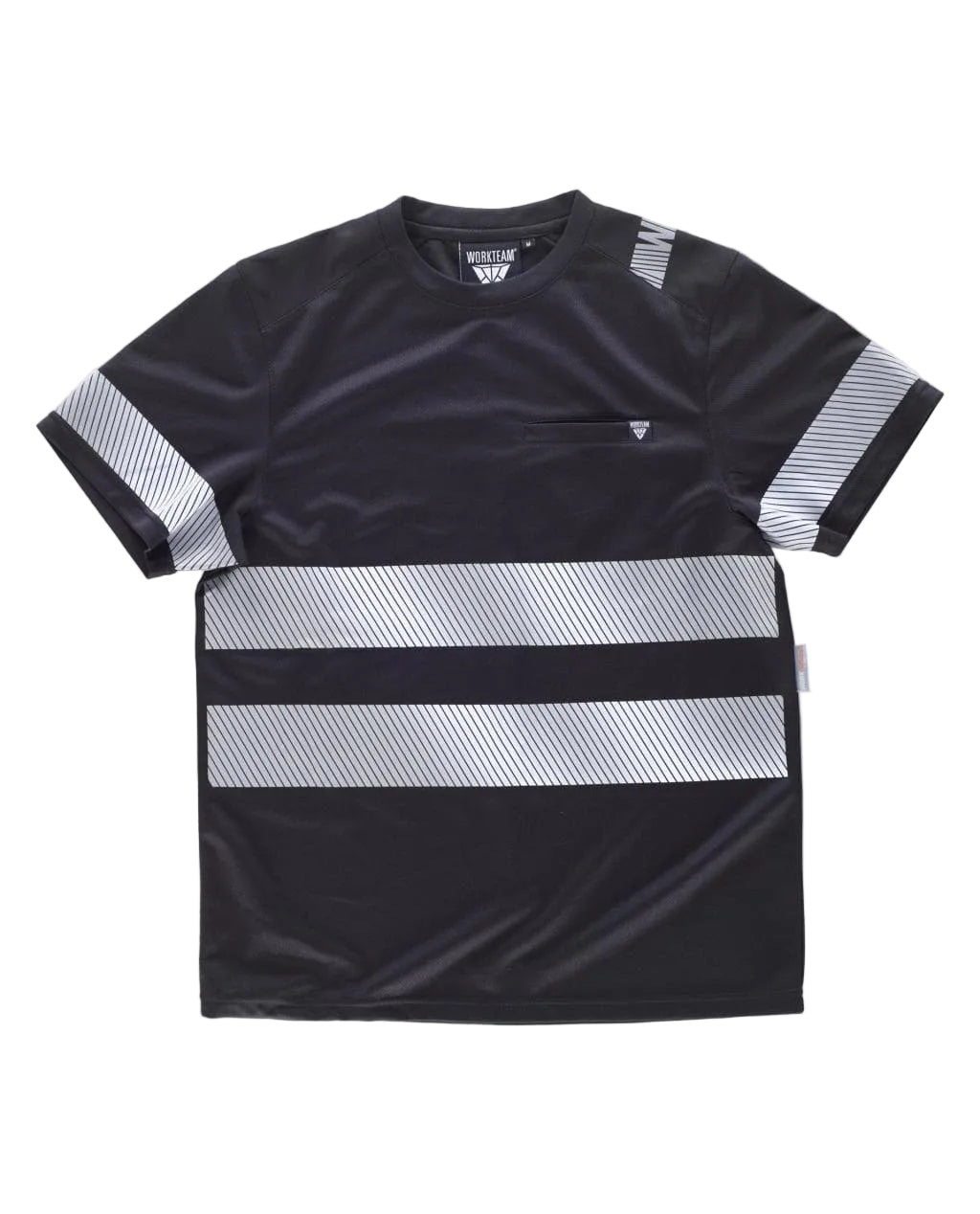 FLUOS  T-SHIRT - C9243 WORKTEAM-NOIR