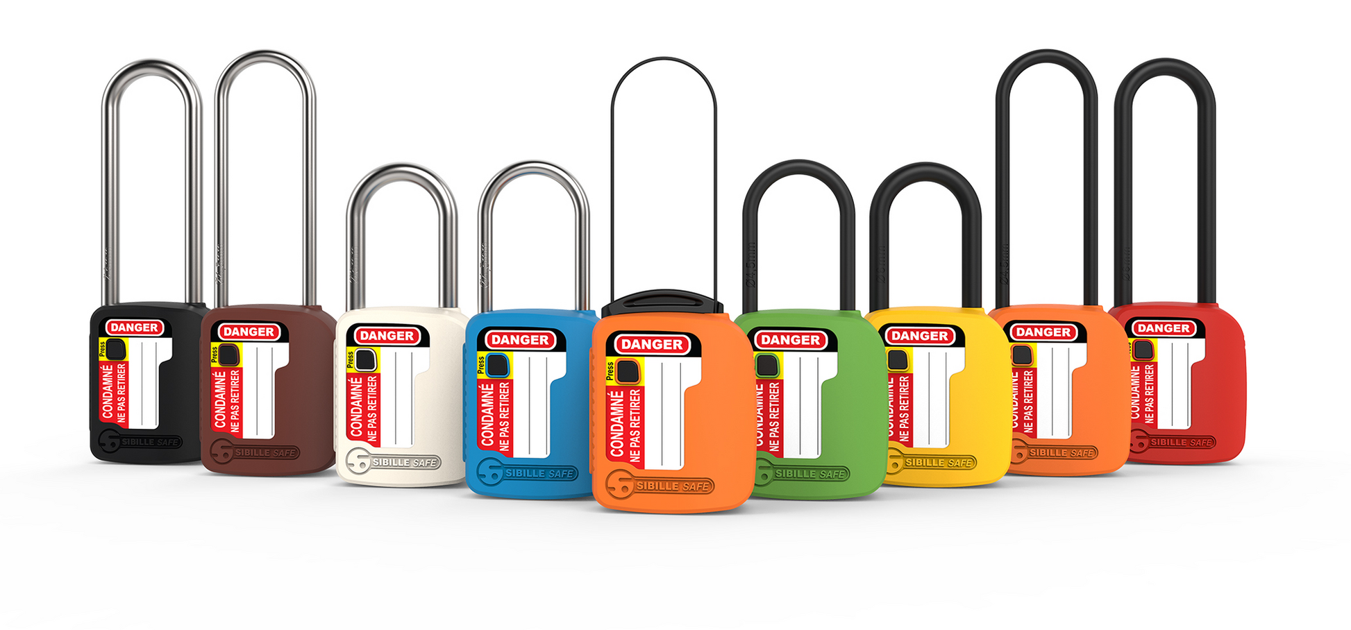 CADENAS DE CONDAMNATION À ANSE INTERCHANGEABLE - CLÉ VARIÉE