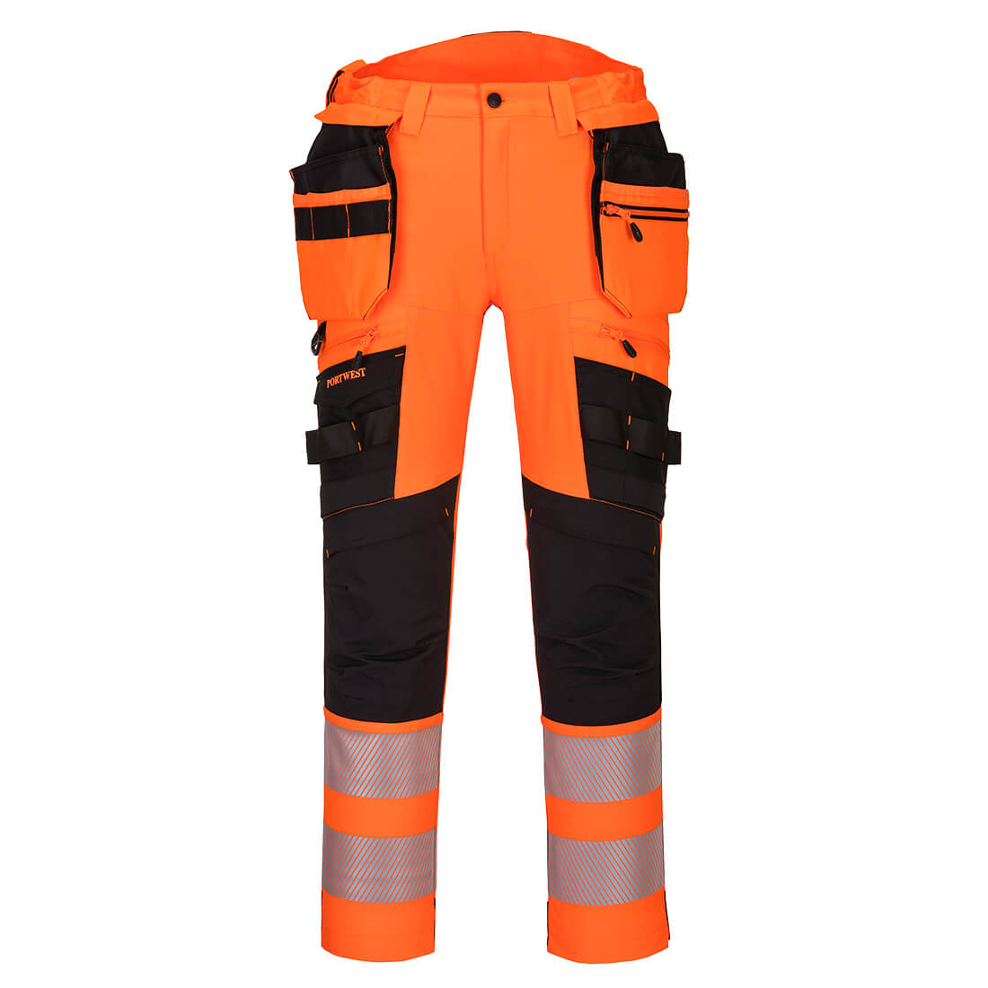 Image of DX442---PANTALON-DX4-HAUTE-VISIBILITÉ-AVEC-POCHES-FLOTTANTES-DÉMONTABLES