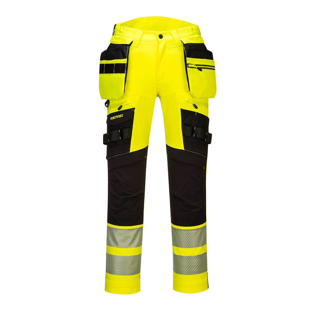Image of PANTALON DX4 HAUTE-VISIBILITÉ AVEC POCHES FLOTTANTES DÉMONTABLES - DX442