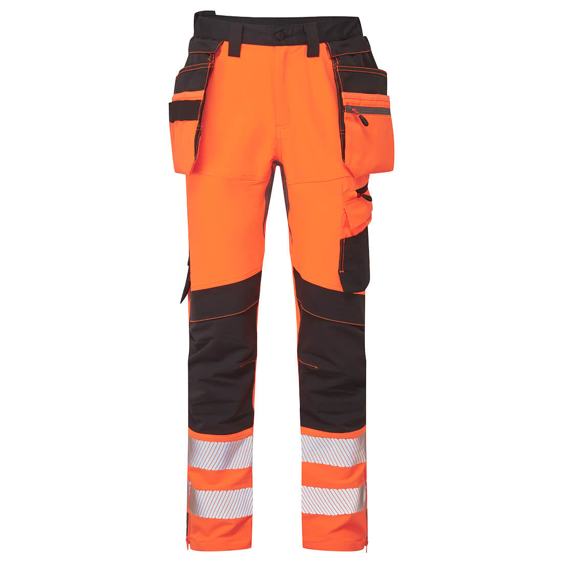 Image of DX454---PANTALON-DX4-HAUTE-VISIBILITÉ-AVEC-POCHES-FLOTTANTES-DÉMONTABLES