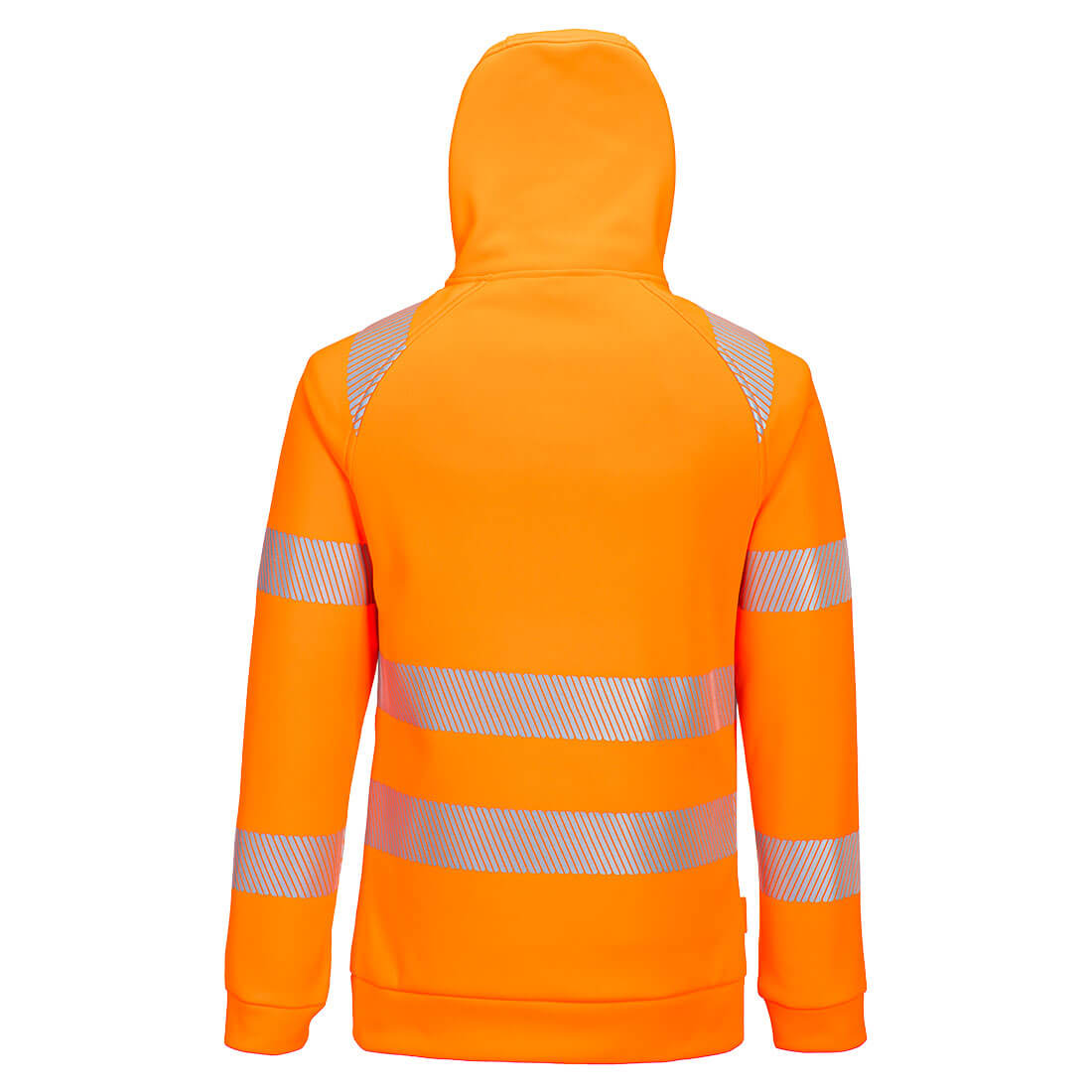 Image of SWEAT À CAPUCHE DX4 HAUTE VISIBILITÉ AVEC FERMETURE ÉCLAIR 1/4 - DX482