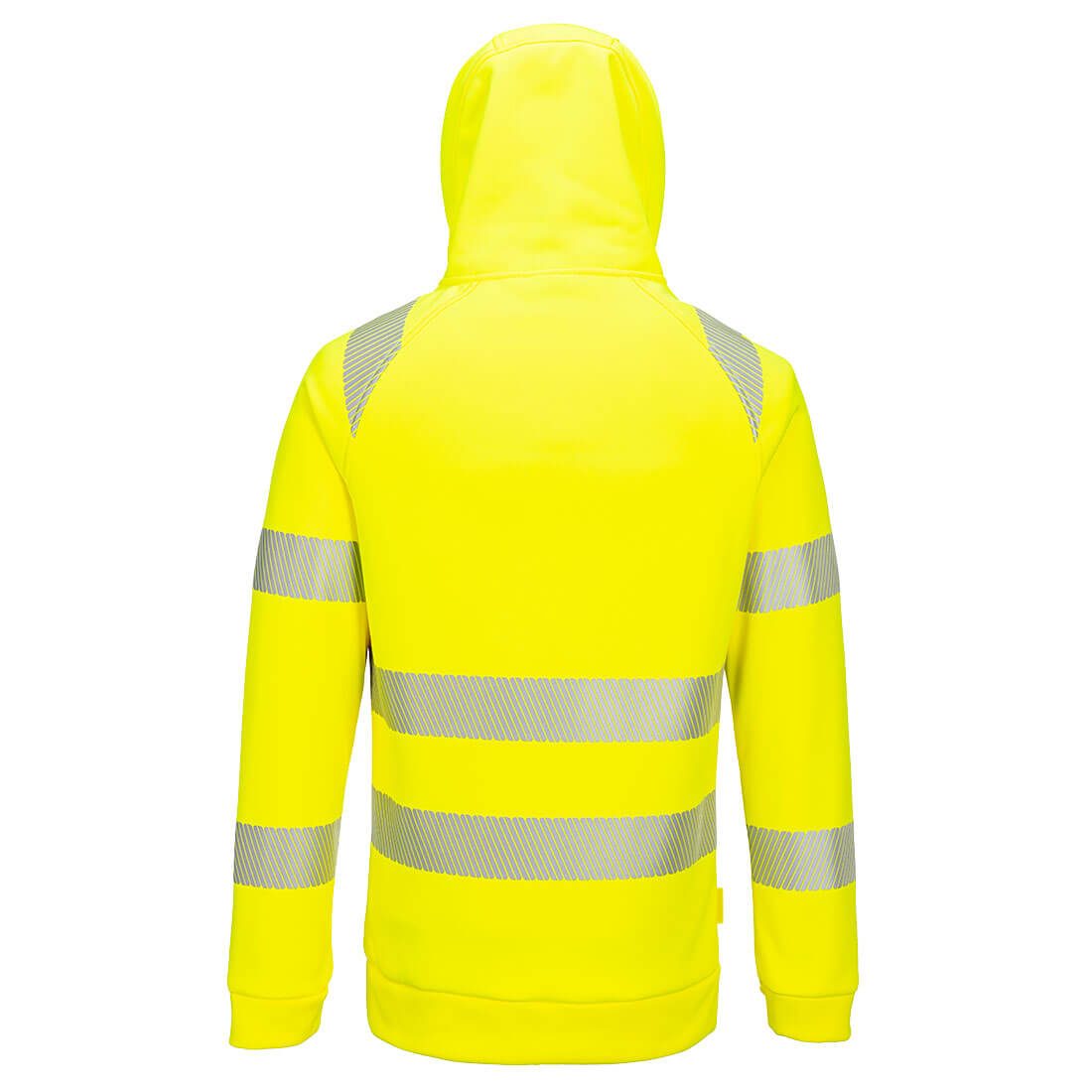 Image of SWEAT À CAPUCHE DX4 HAUTE VISIBILITÉ AVEC FERMETURE ÉCLAIR 1/4 - DX482