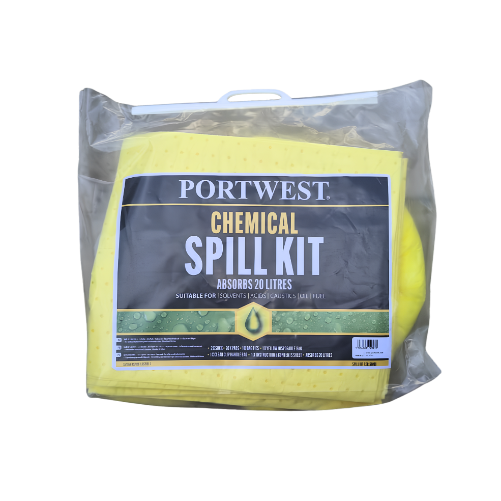KIT ABSORBANT 20 LITRES, PRODUITS CHIMIQUES
