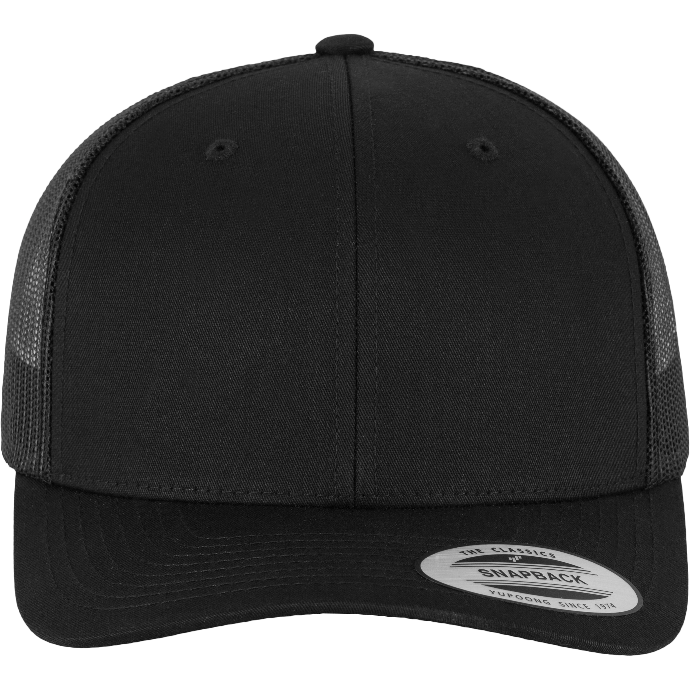Image of CASQUETTE RETRO TRUCKER - FL6606 TOPTEX-BLACK