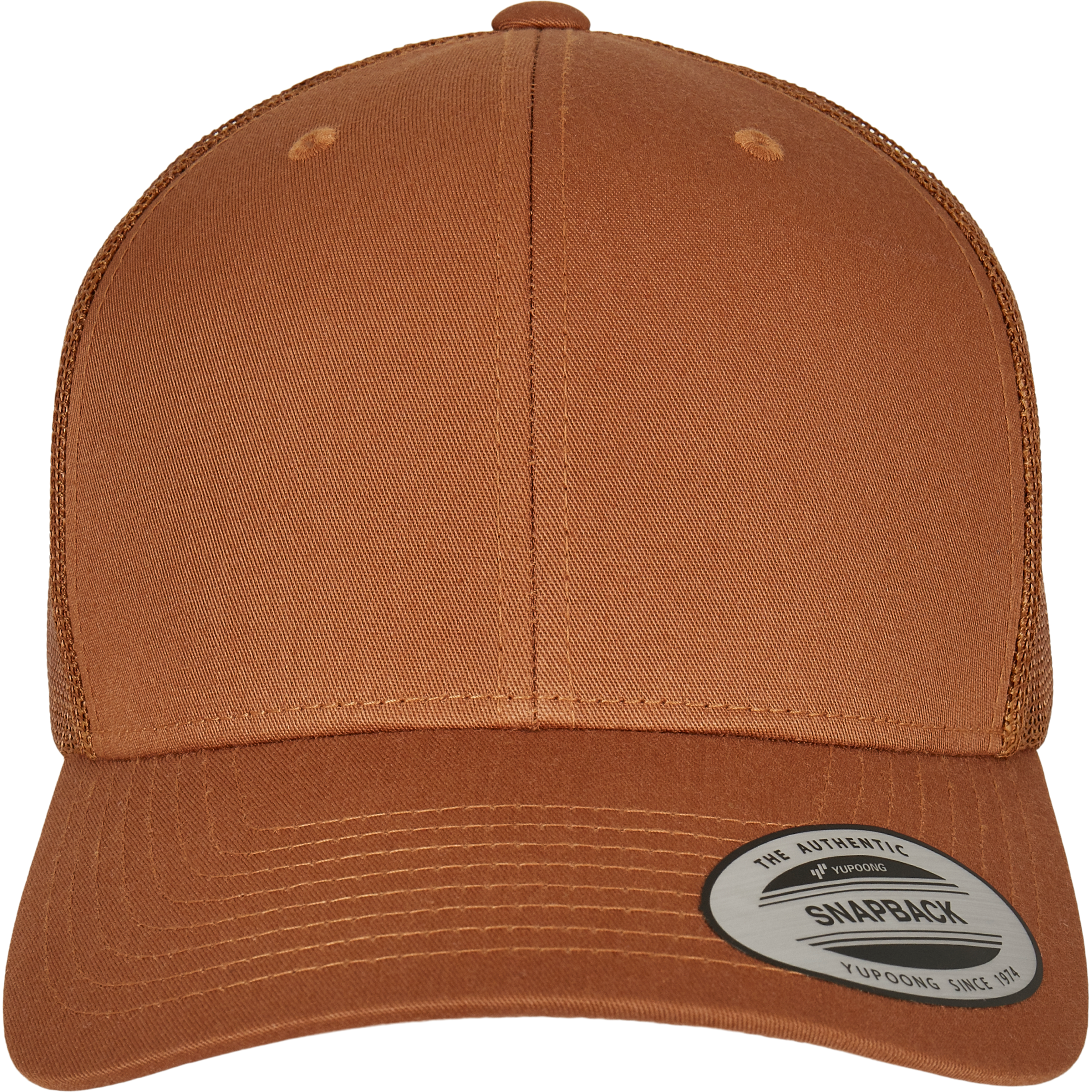 Image of CASQUETTE RETRO TRUCKER - FL6606 TOPTEX-CARAMEL