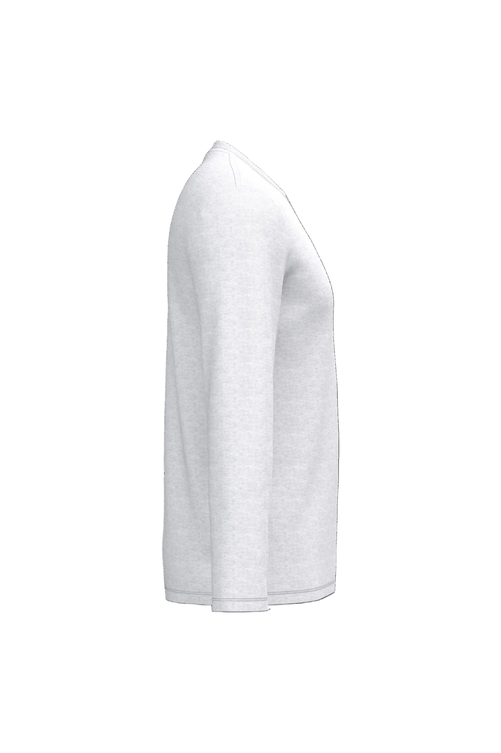 T-SHIRT LSL UNISEXE IDEAL190 - IB323 IDEAL BLANC