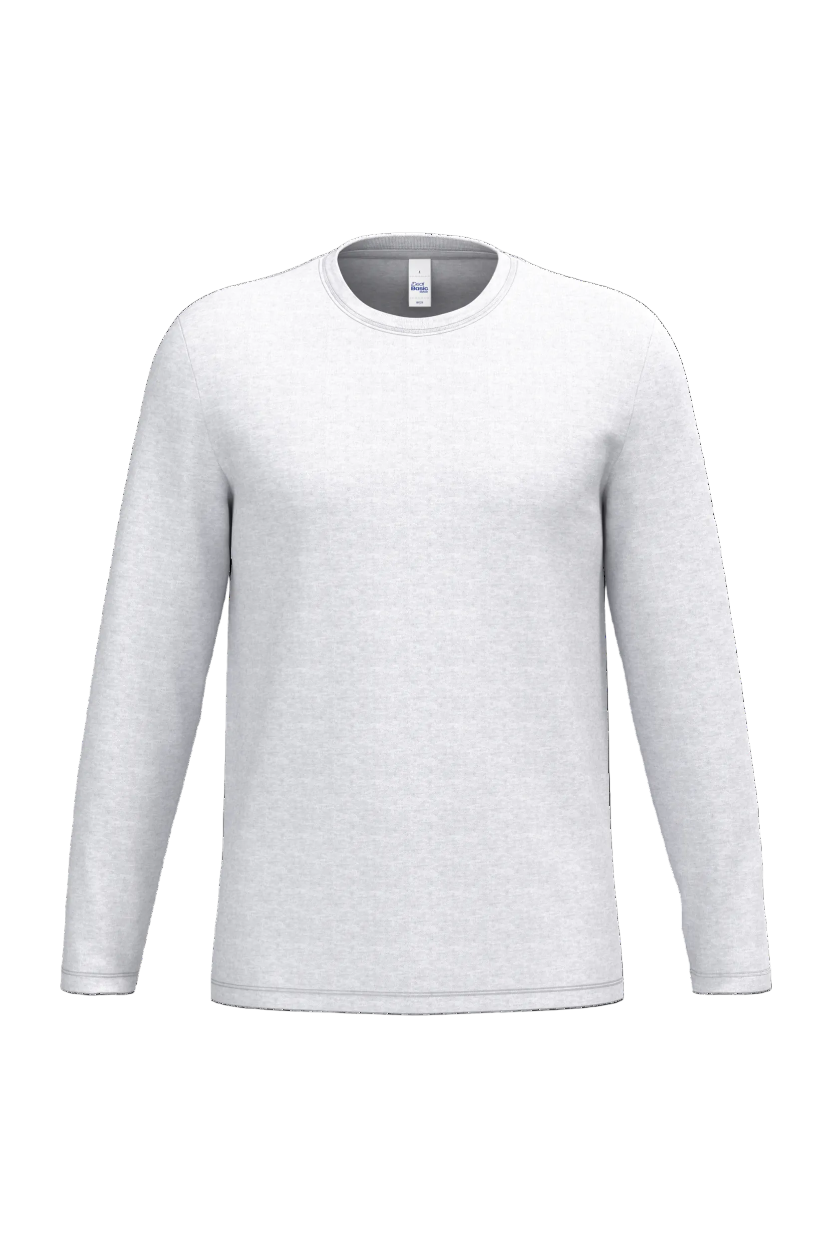 Image of T-SHIRT LSL UNISEXE IDEAL190 - IB323 IDEAL BLANC