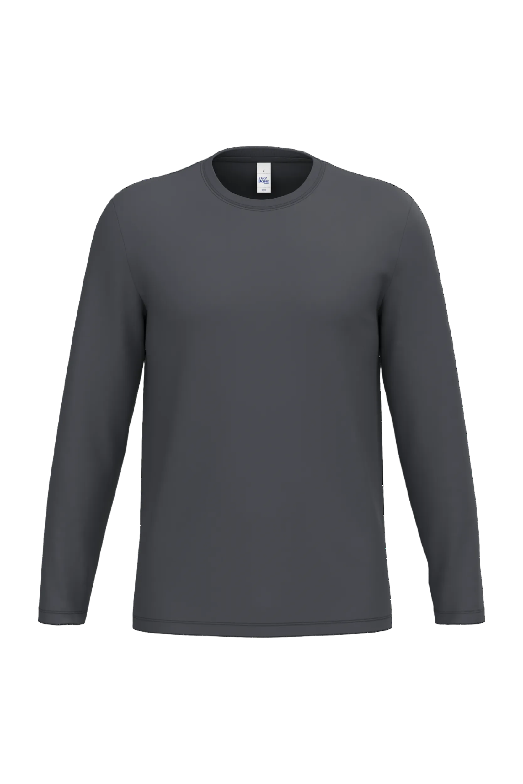 Image of T-SHIRT LSL UNISEXE IDEAL190 - IB323 IDEAL NOIR