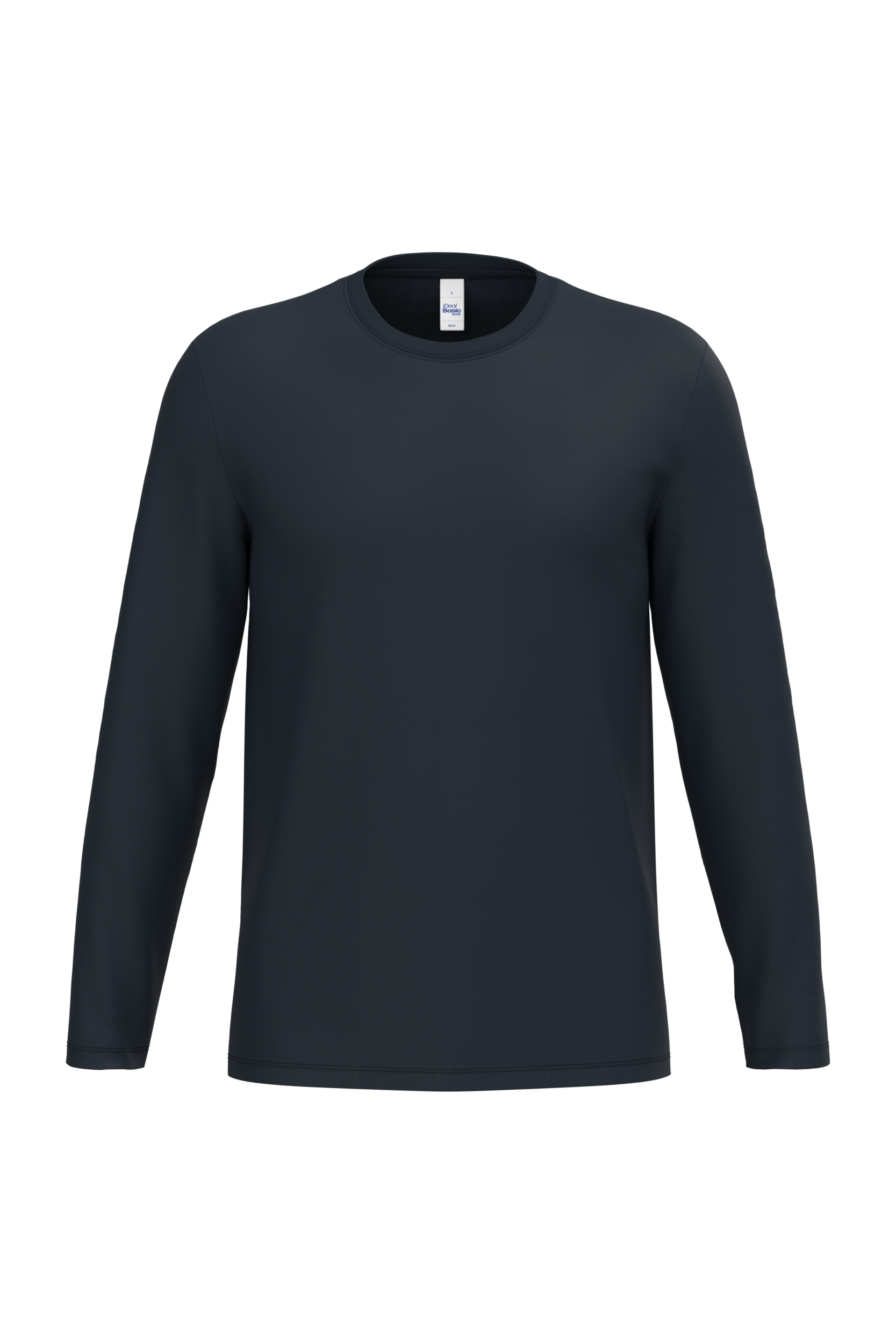 Image of T-SHIRT LSL UNISEXE IDEAL190 - IB323 IDEAL BLEU ATOLL