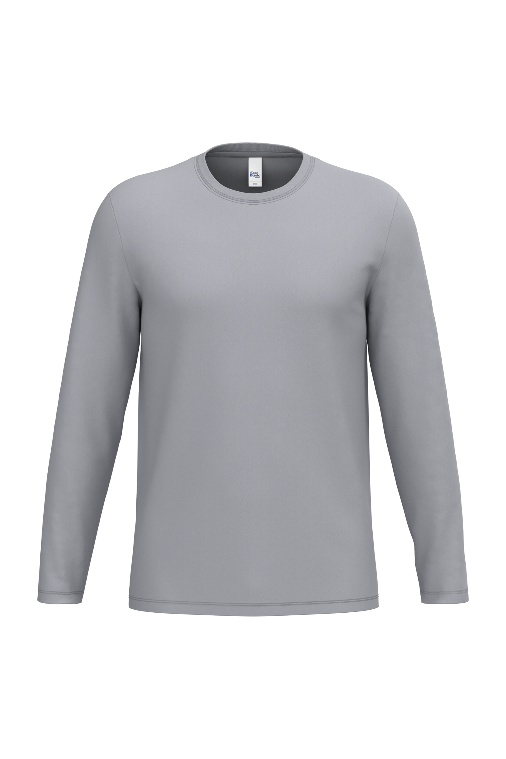 Image of T-SHIRT LSL UNISEXE IDEAL190 - IB323 IDEAL BLEU ATOLL
