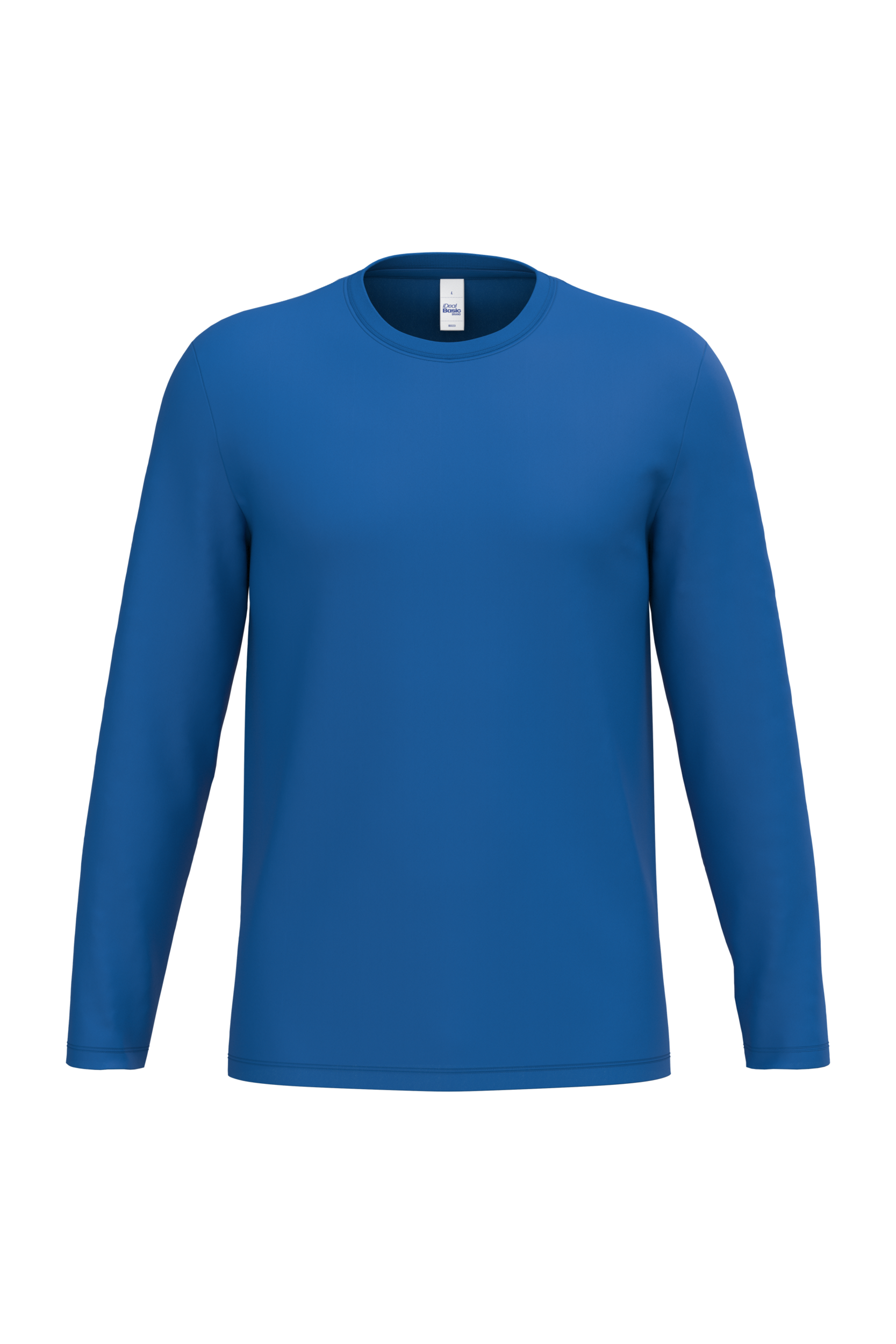 T-SHIRT LSL UNISEXE IDEAL190 - IB323 IDEAL GRIS FONCÉ