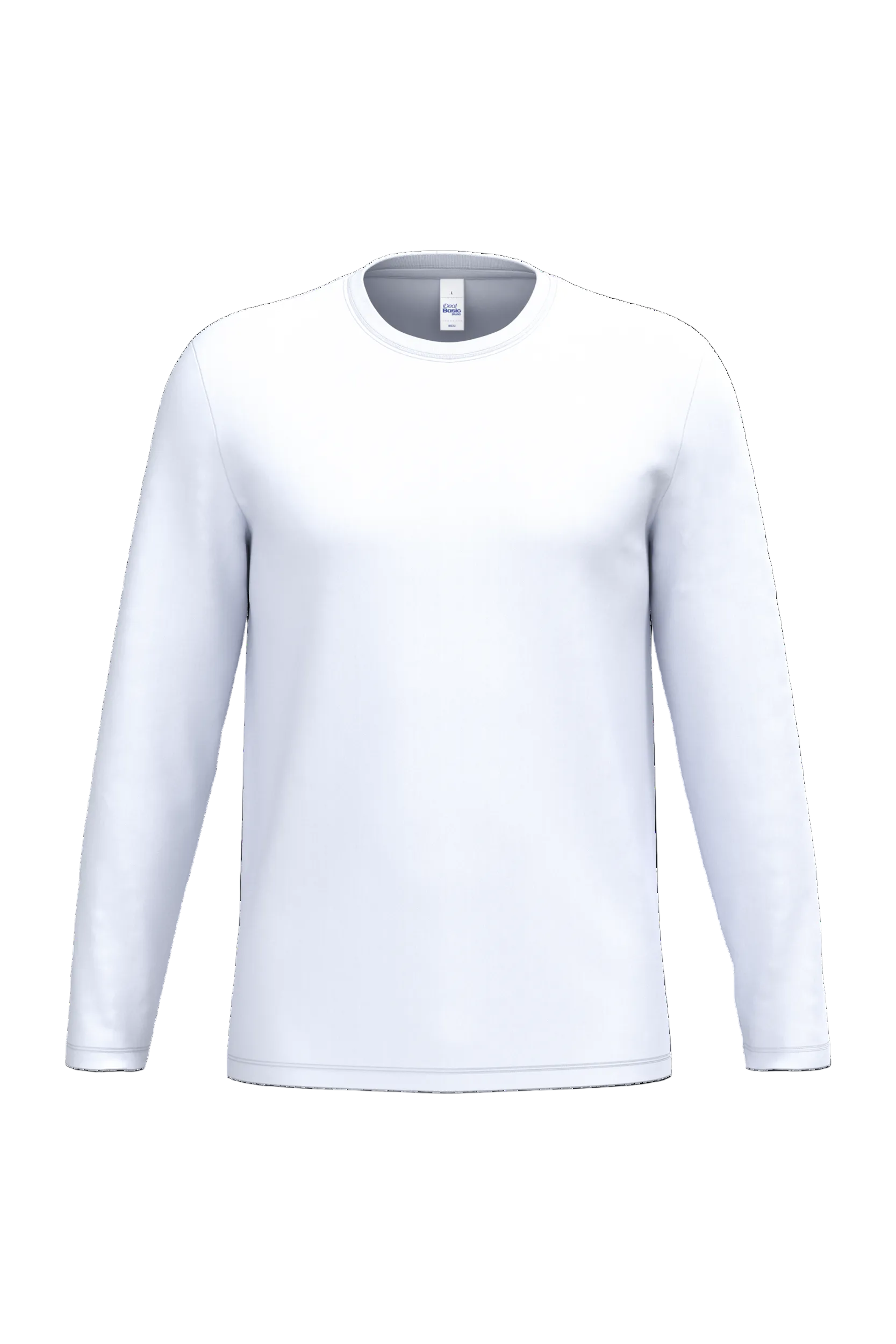 Image of T-SHIRT LSL UNISEXE IDEAL190 - IB323 IDEAL BLANC