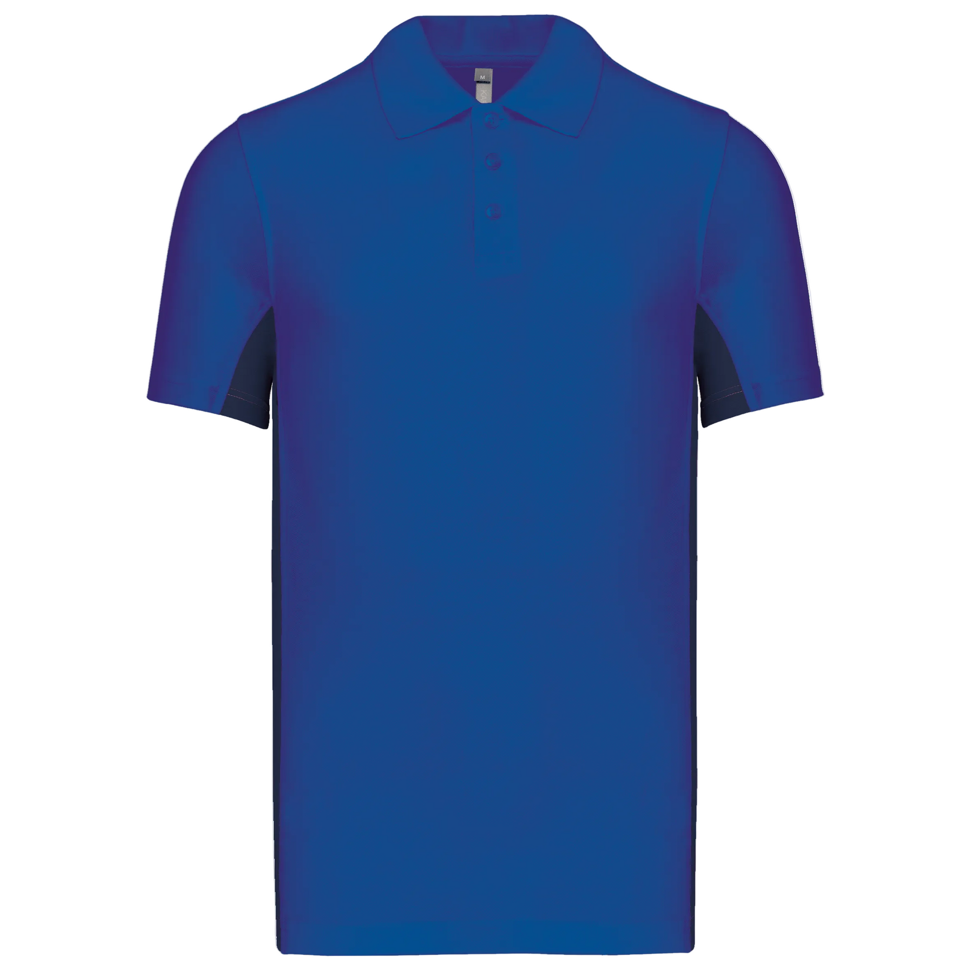 POLO PIQUÉ MANCHES COURTES BICOLORE HOMME - K232 TOPTEX-FOREST-GREEN-BLACK