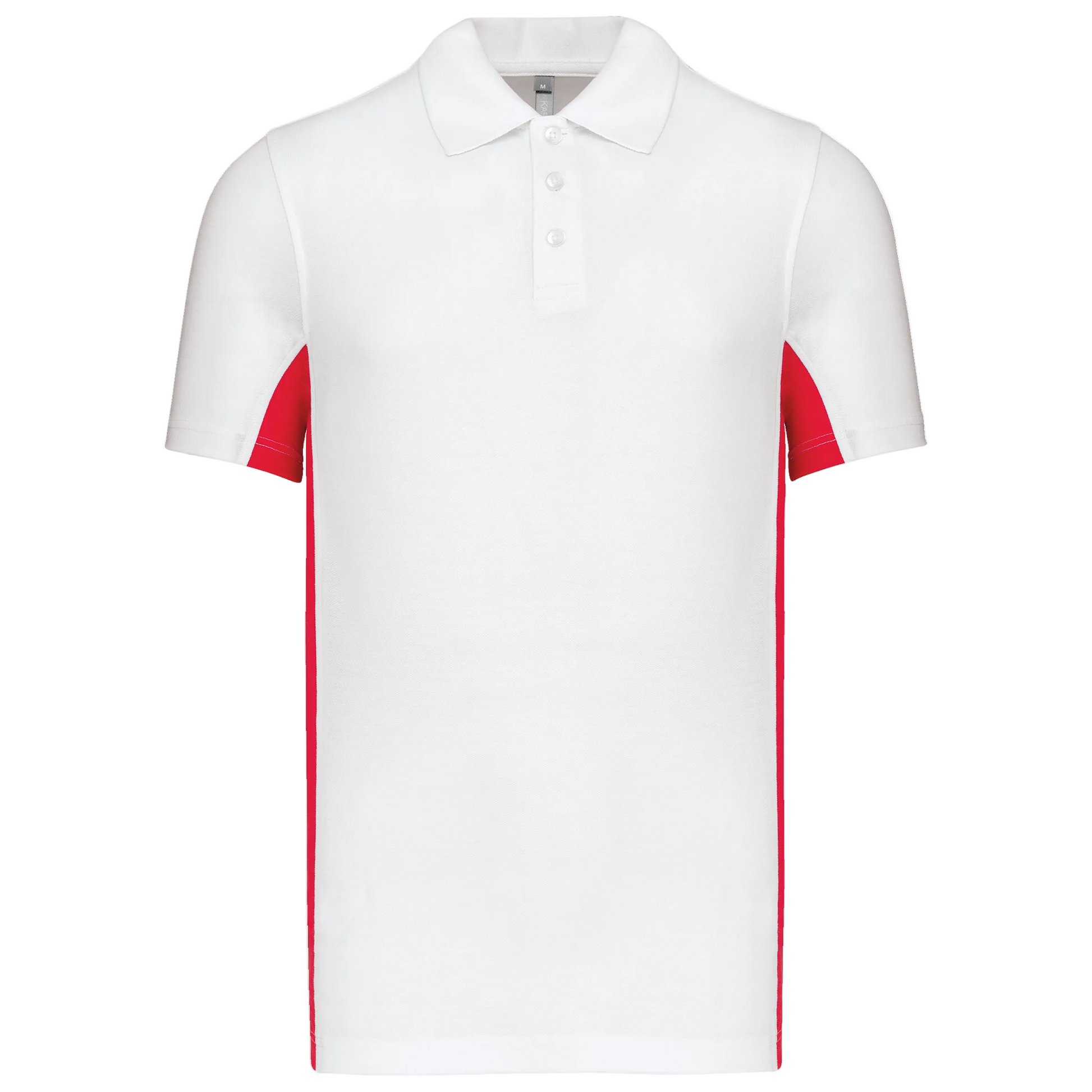 POLO PIQUÉ MANCHES COURTES BICOLORE HOMME - K232 TOPTEX-NAVY-SKY-BLUE