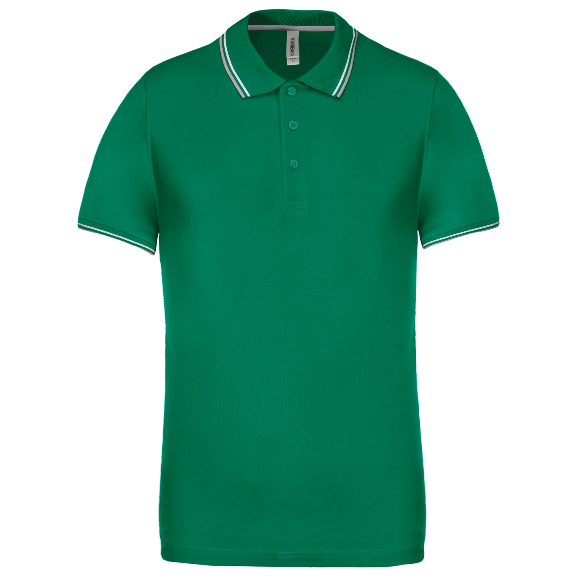 POLO MAILLE PIQUÉE MANCHES COURTES HOMME - K250 TOPTEX-BLACK-LIGHT-GREY-WHITE