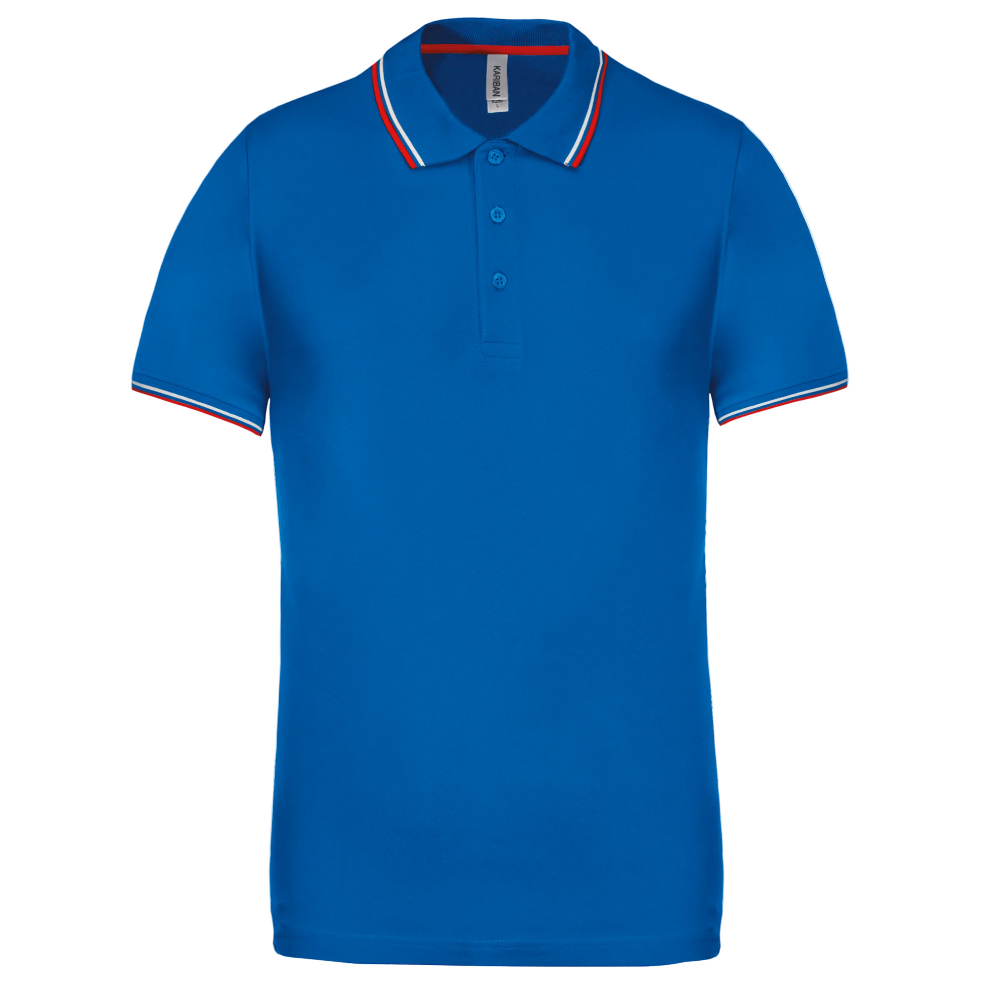 POLO MAILLE PIQUÉE MANCHES COURTES HOMME - K250 TOPTEX-BLACK-LIGHT-GREY-WHITE