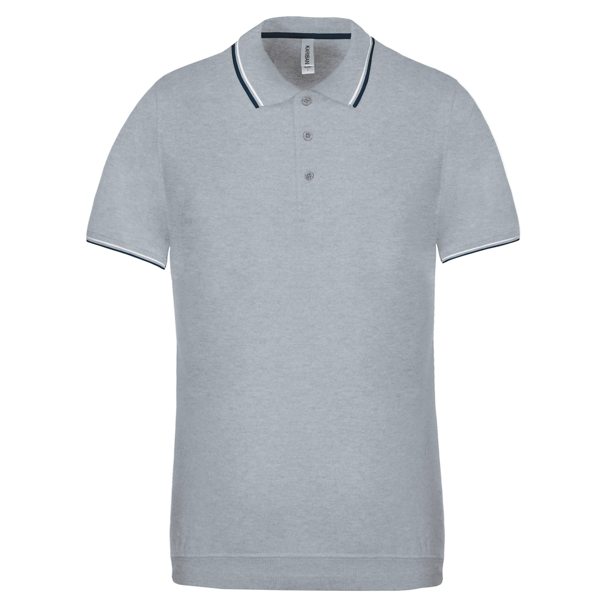 POLO MAILLE PIQUÉE MANCHES COURTES HOMME - K250 TOPTEX-BLACK-RED-WHITE
