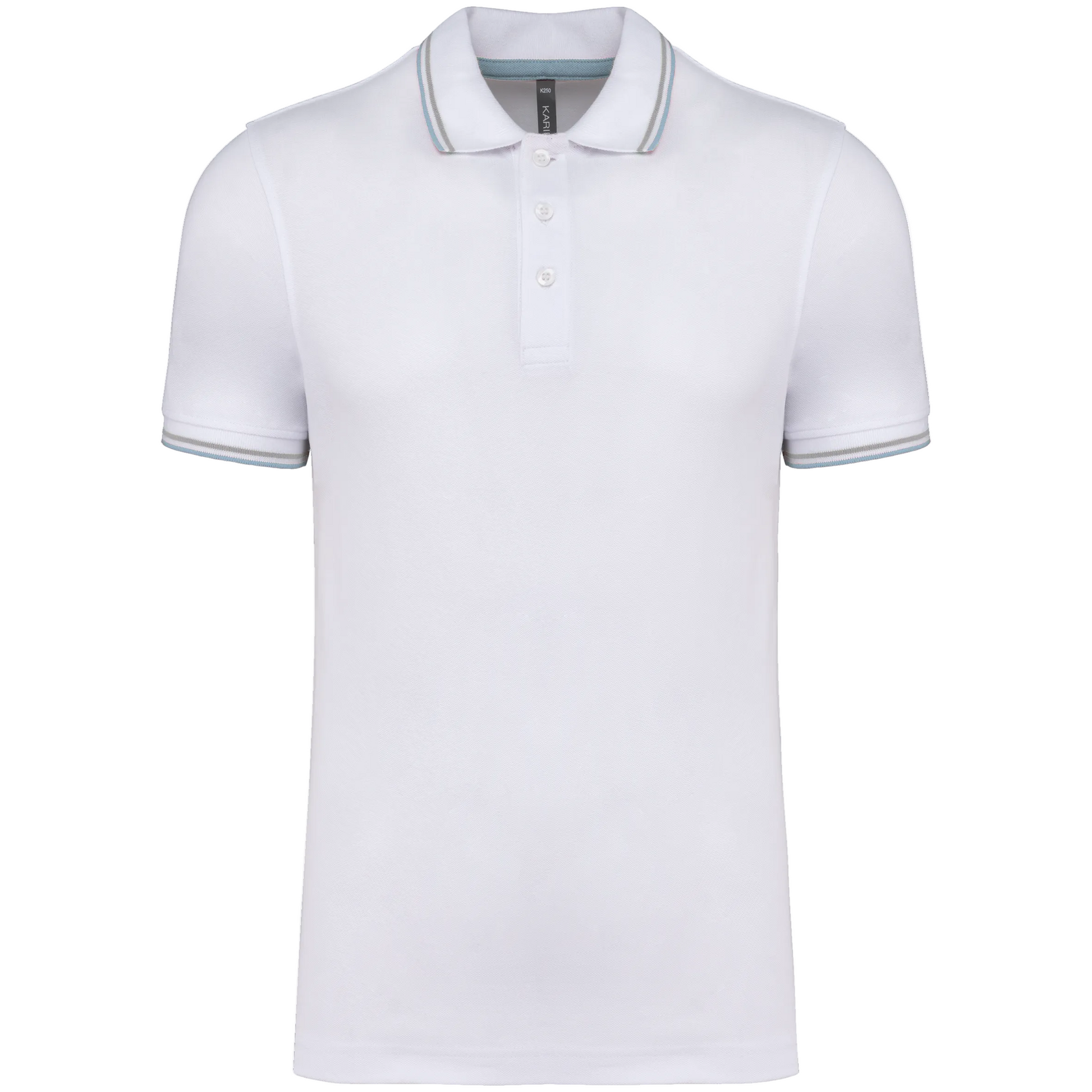 POLO MAILLE PIQUÉE MANCHES COURTES HOMME - K250 TOPTEX-BLACK-RED-YELLOW