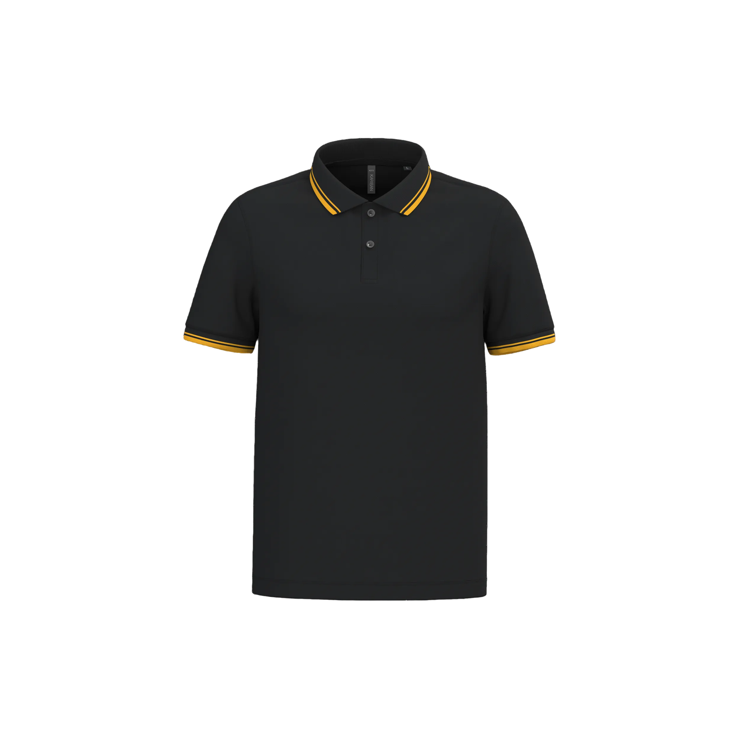 Image of POLO HOMME MANCHES COURTES À LISERÉS CONTRASTÉS - K272