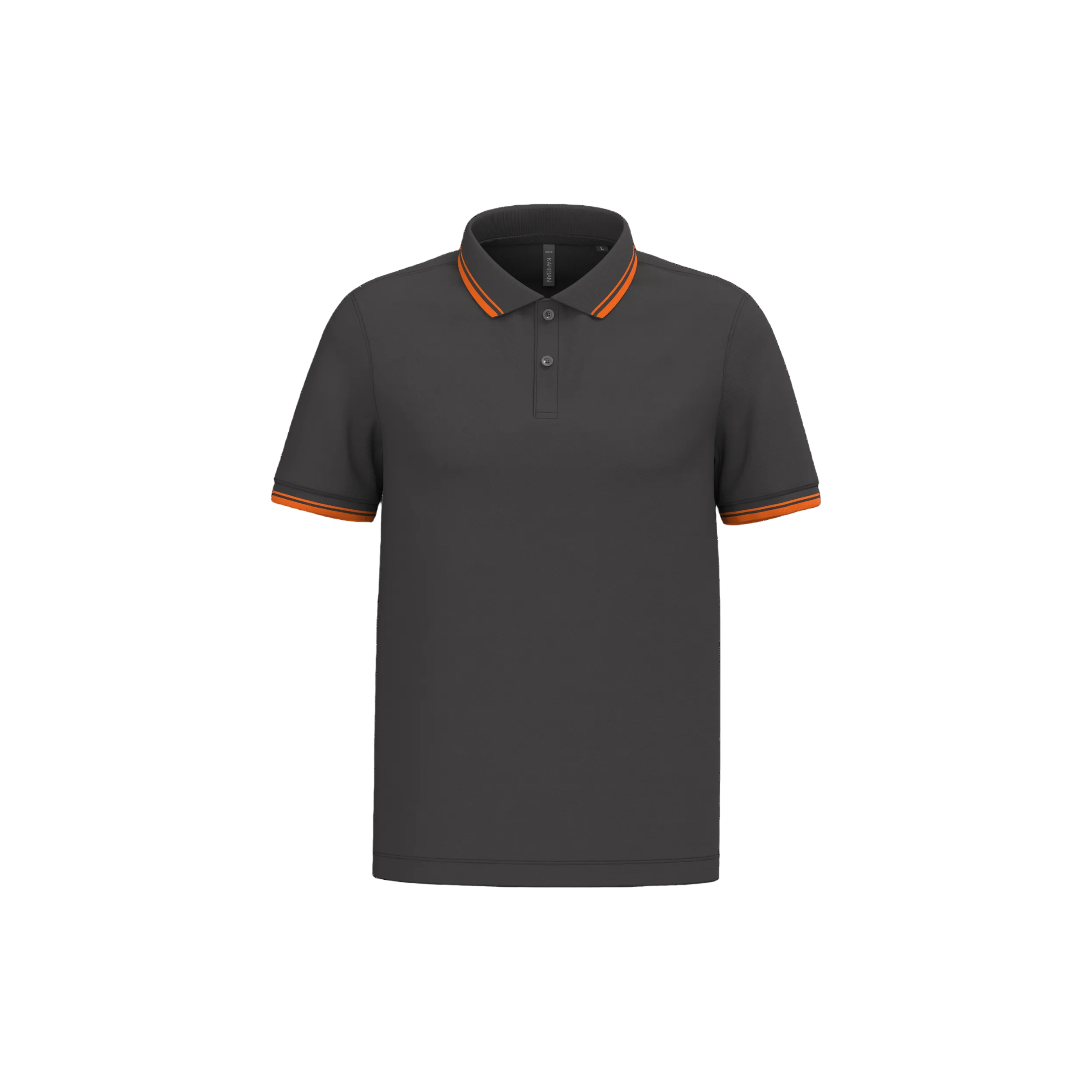 Image of POLO HOMME MANCHES COURTES À LISERÉS CONTRASTÉS - K272