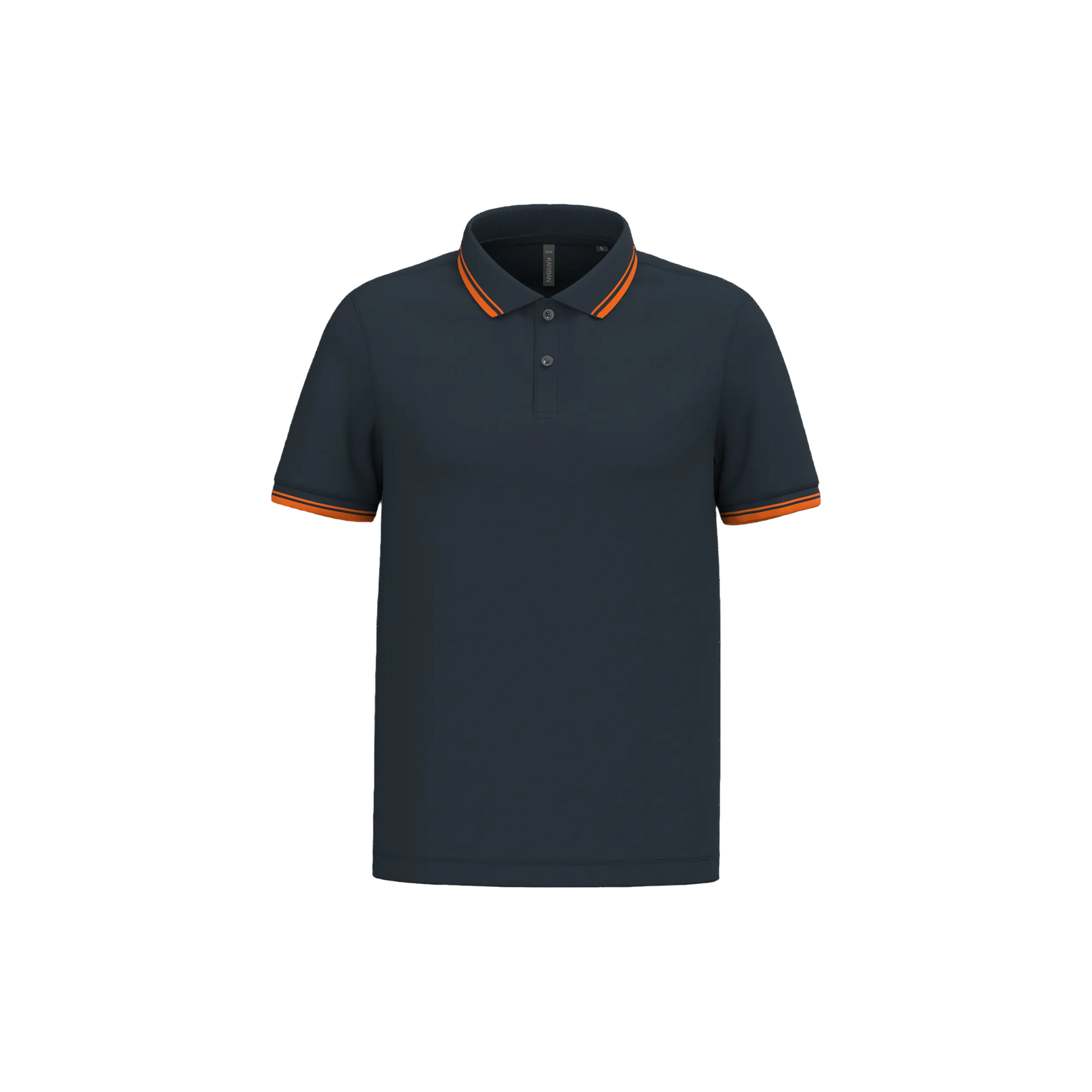 POLO HOMME MANCHES COURTES À LISERÉS CONTRASTÉS - K272